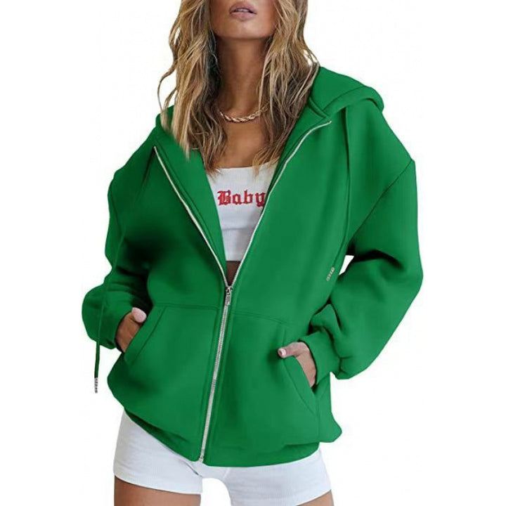 Damen Oversized Kapuzenjacke Drune