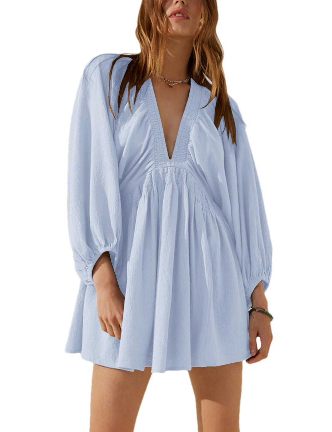 Damen trendiges Minikleid Drune