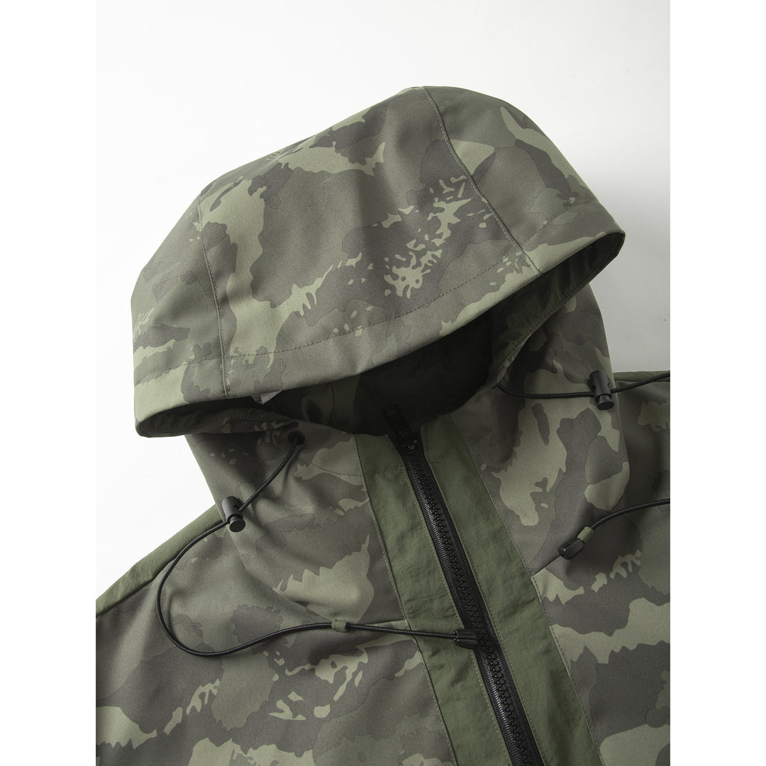 Herren funktionale Übergangsjacke im Camouflage-Design Drune
