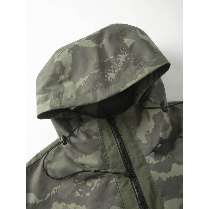 Herren funktionale Übergangsjacke im Camouflage-Design Drune