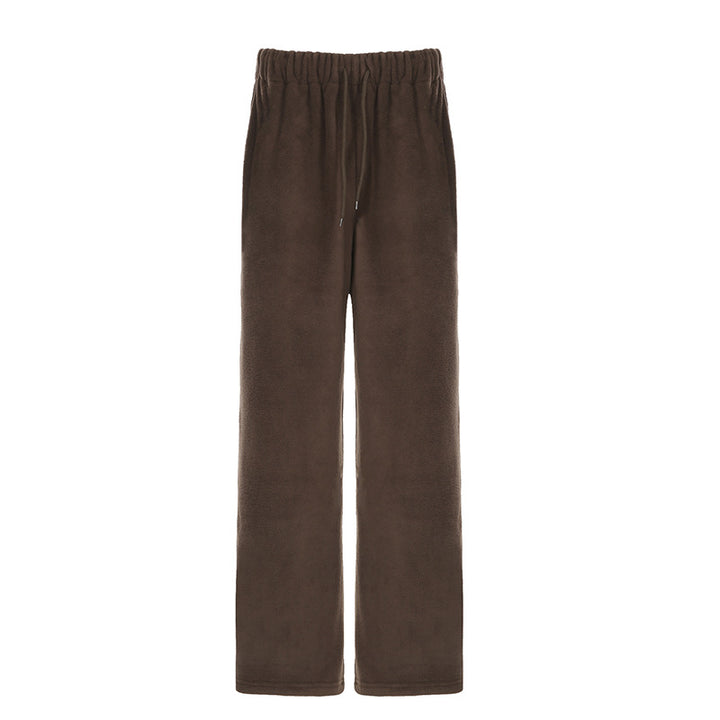 Damen Bequeme Freizeithose aus weichem Fleece Drune