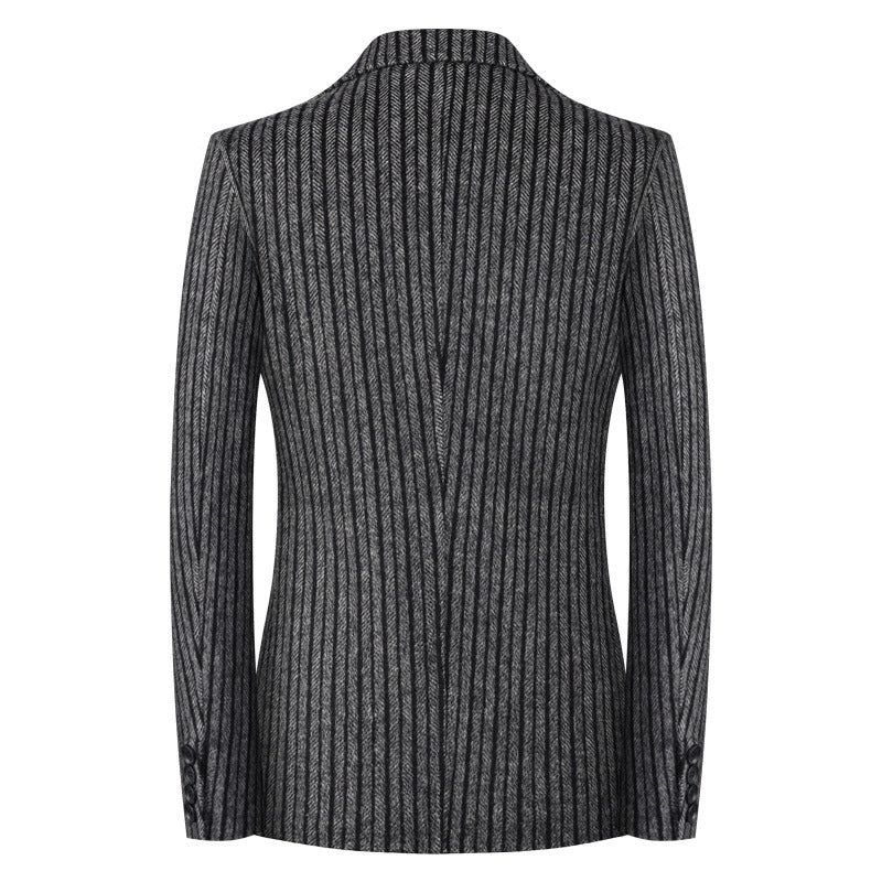 Herren stilvolle gestreifte Blazer Drune
