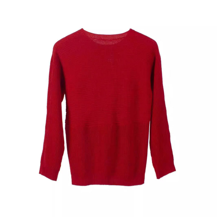 Damen Grobstrick Pullover mit lässigem Schnitt und atmungsaktiver Textur Drune