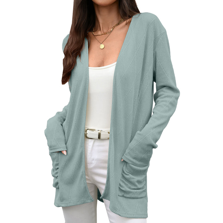 Damen Wickeljacke mit strukturierter Oberfläche Drune