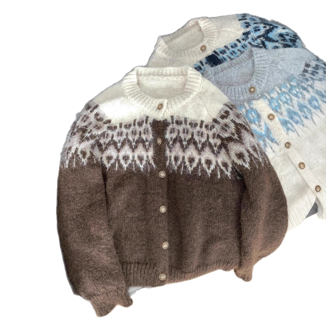 Damen Kuschelige Strickjacke Drune