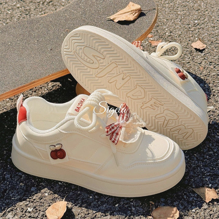 Damen Trendige Sneakers mit verspielten Details und hochwertigem Obermaterial Drune