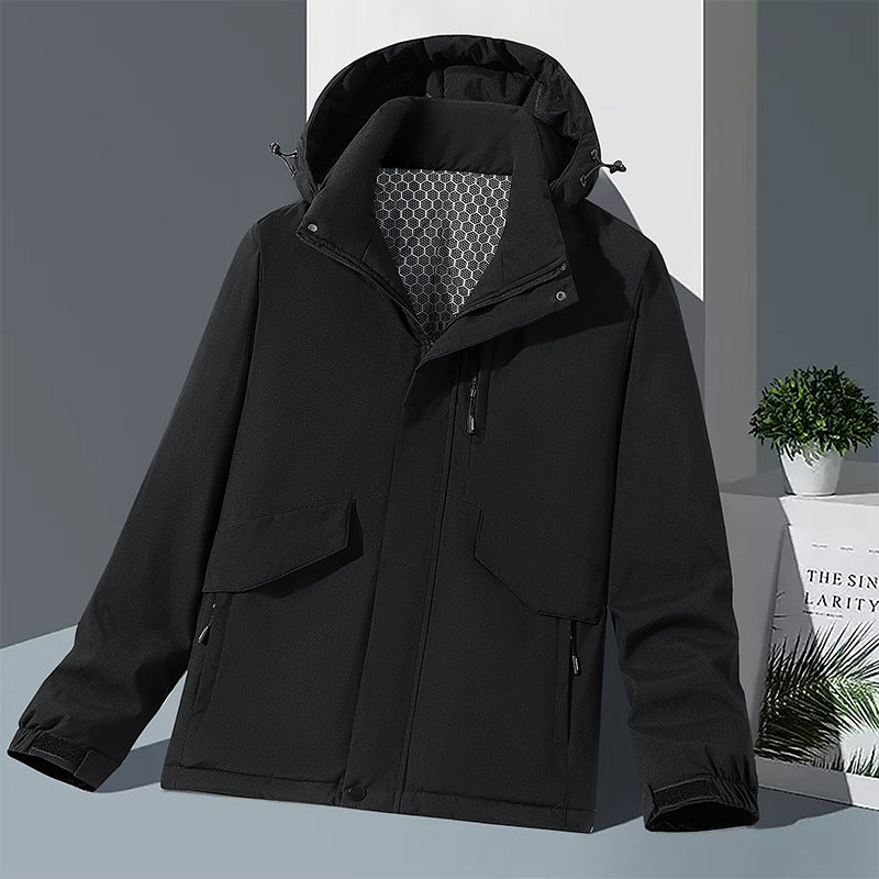 Herren Wetterfeste technische Jacke Drune