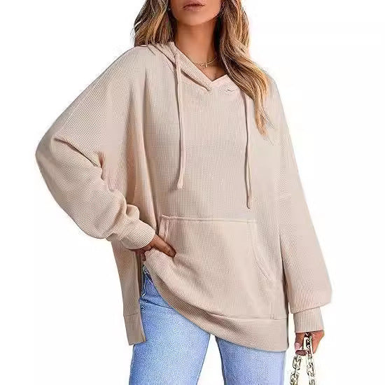 Damen Oversized Kapuzenpullover Drune