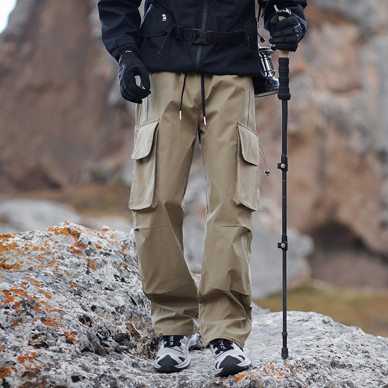 Herren Technische Outdoor-Cargohose mit Multifunktionstaschen und Stretcheinsätzen Drune