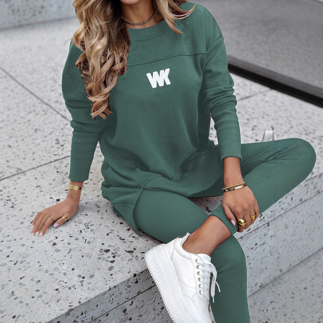 Damen Oversized Freizeitanzug mit lässigem Schnitt und eleganten Details Drune