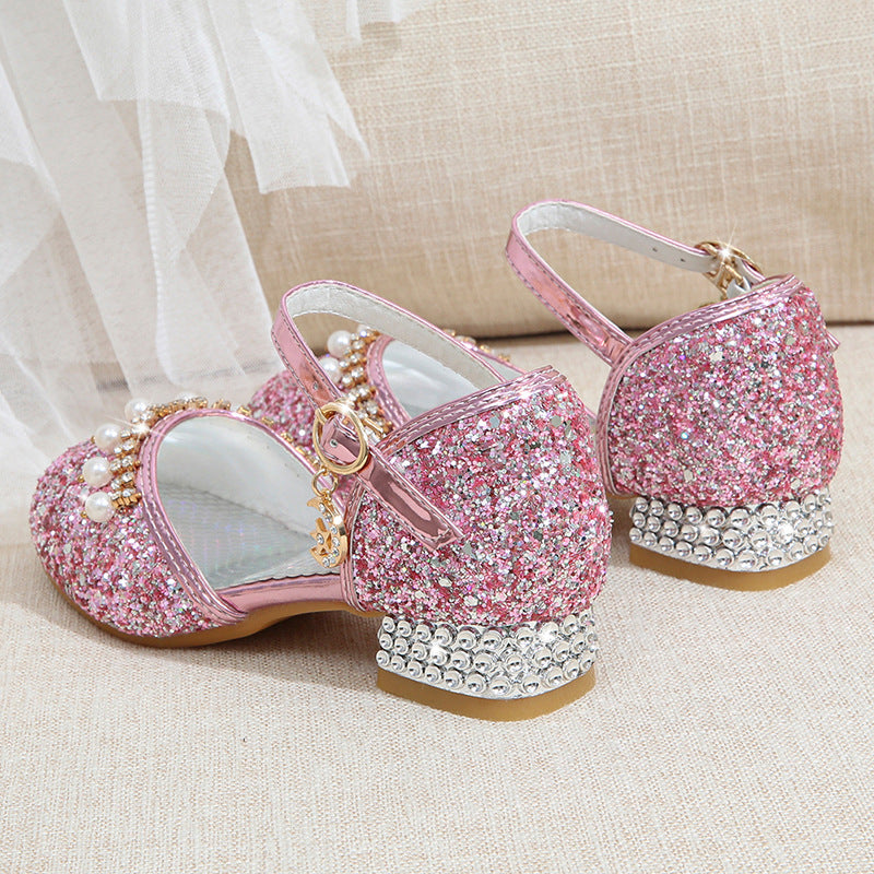 Damen Glitzernde Festtagsballerinas Drune