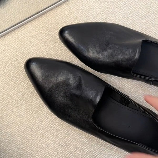 Damen spitz zulaufende Mokassins mit elegantem Schlupfdesign Drune