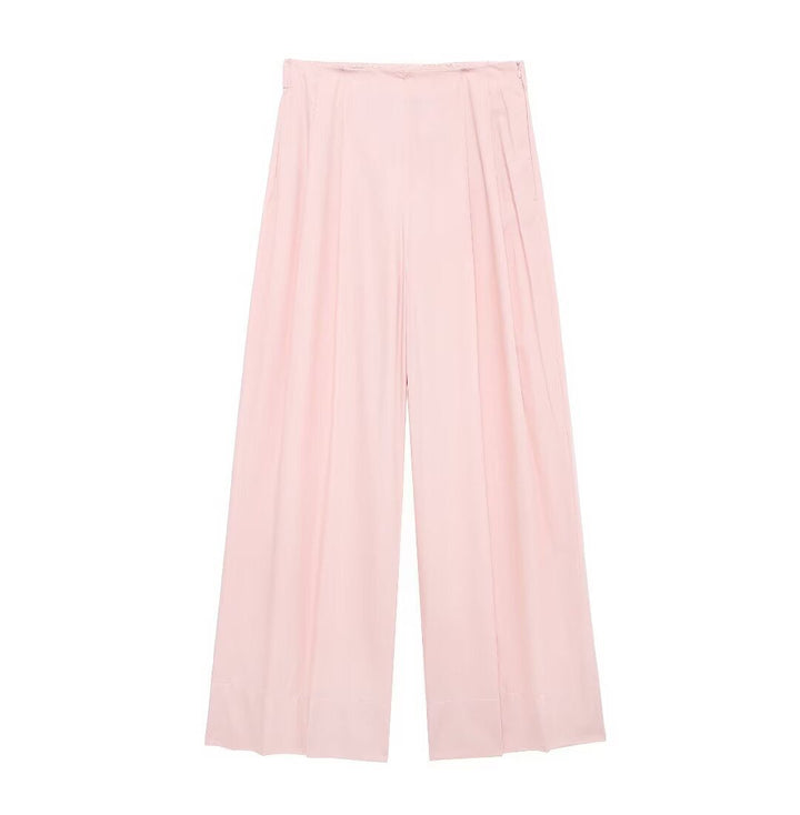 DruneMODE | Cardigan mit Schleifen-Dekoration Weste lange Hose Anzug