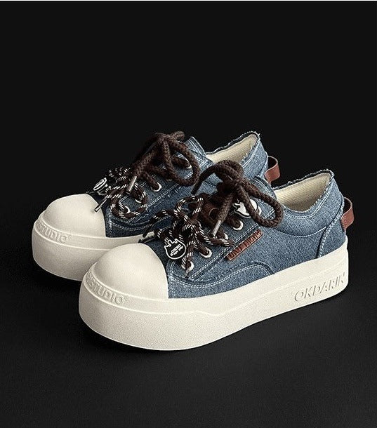 Damen Trendige Sneakers mit innovativen Schnürsystemen und dämpfender Sohle Drune