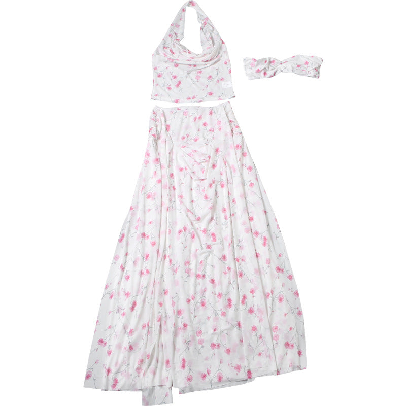 Damen Zweiteiler-Set mit floralen Details und luftigem Design Drune