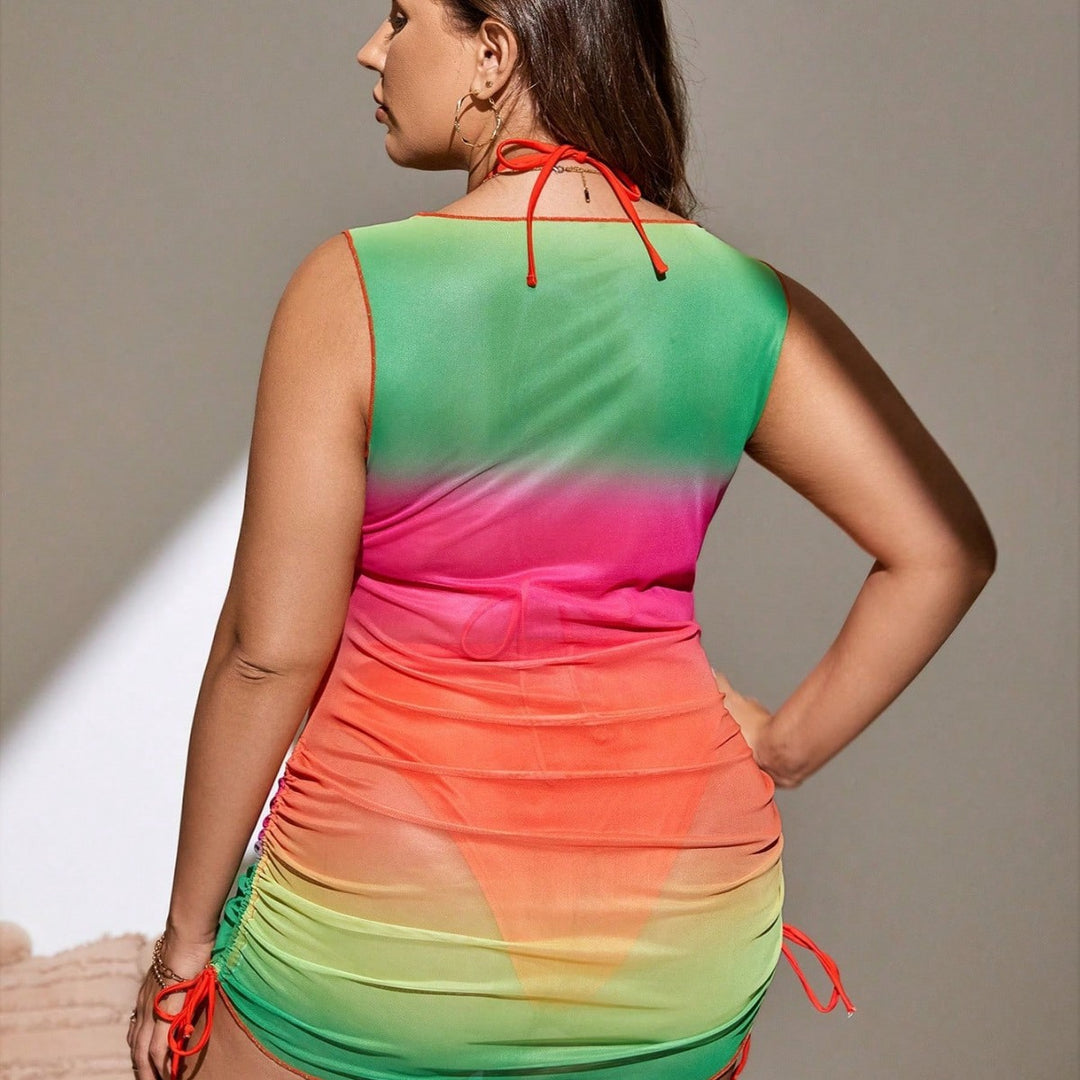 Damen Strandkleid mit raffinierten Schnüroptionen Drune