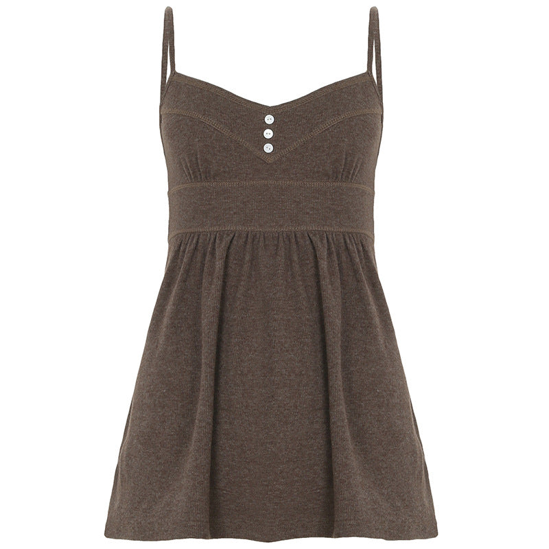Damen lässiges Trägerkleid mit schmeichelndem Schnitt Drune