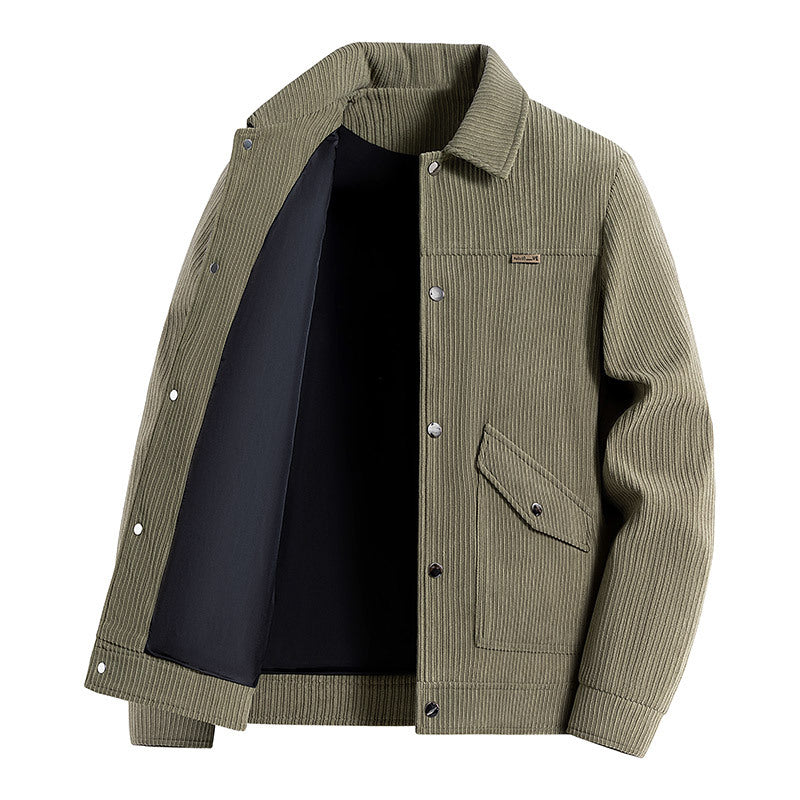 Herren Modische Cordjacke Drune