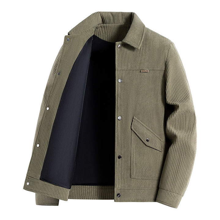 Herren Modische Cordjacke Drune