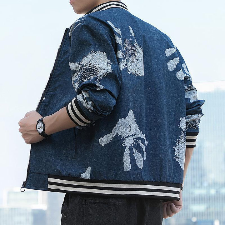 Herren Modische Bomberjacke Drune