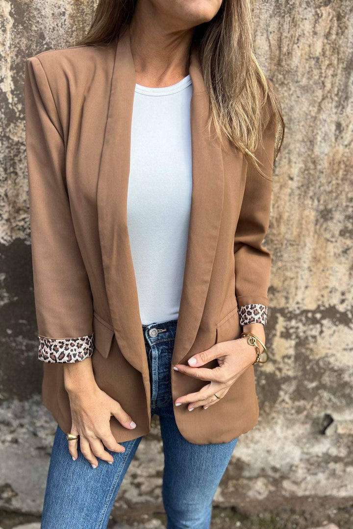 Drune | Blazer mit Леопарденmuster Füttert