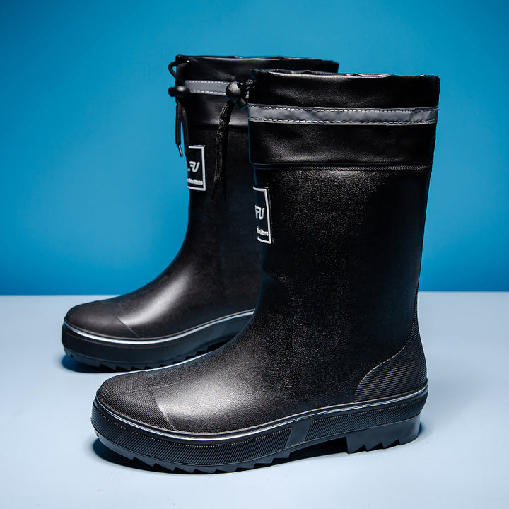 Damen Robuste Kurzschaft‑Gummistiefelette mit verstärkter Zehenkappe und griffiger Profilsohle Drune