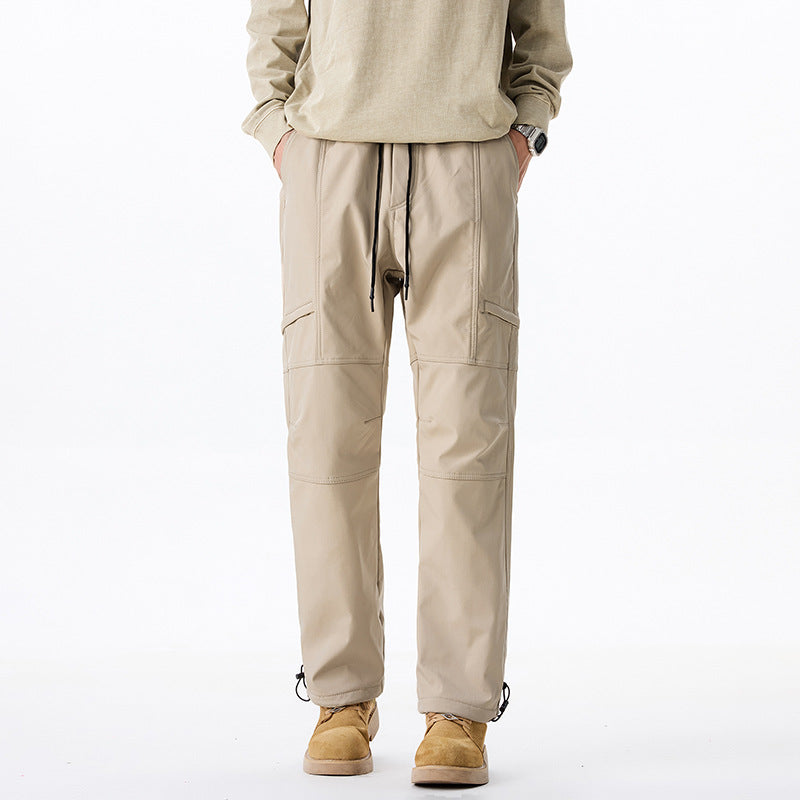 Herren Technische Utility-Cargohose mit verstärkten Kniepaneelen und verstellbarem Saum Drune