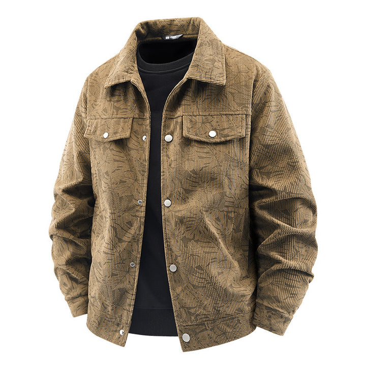 Herren Gemusterte Baumwolljacke Drune