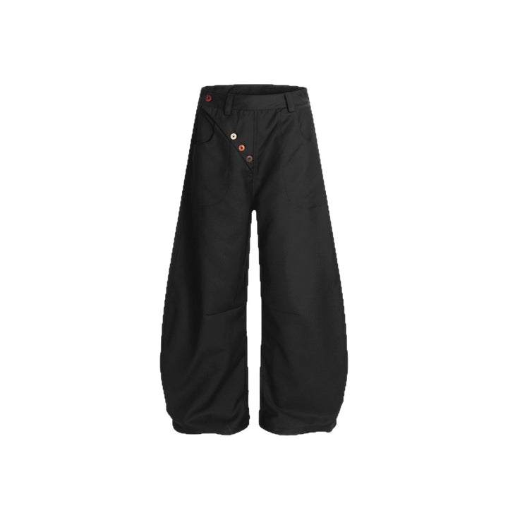 Damen Modische Weitbein-Hose Drune