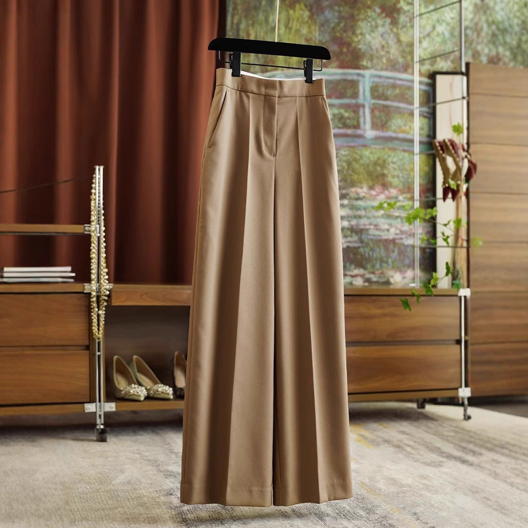 Damen Elegante und bequeme weite Stoffhose Drune