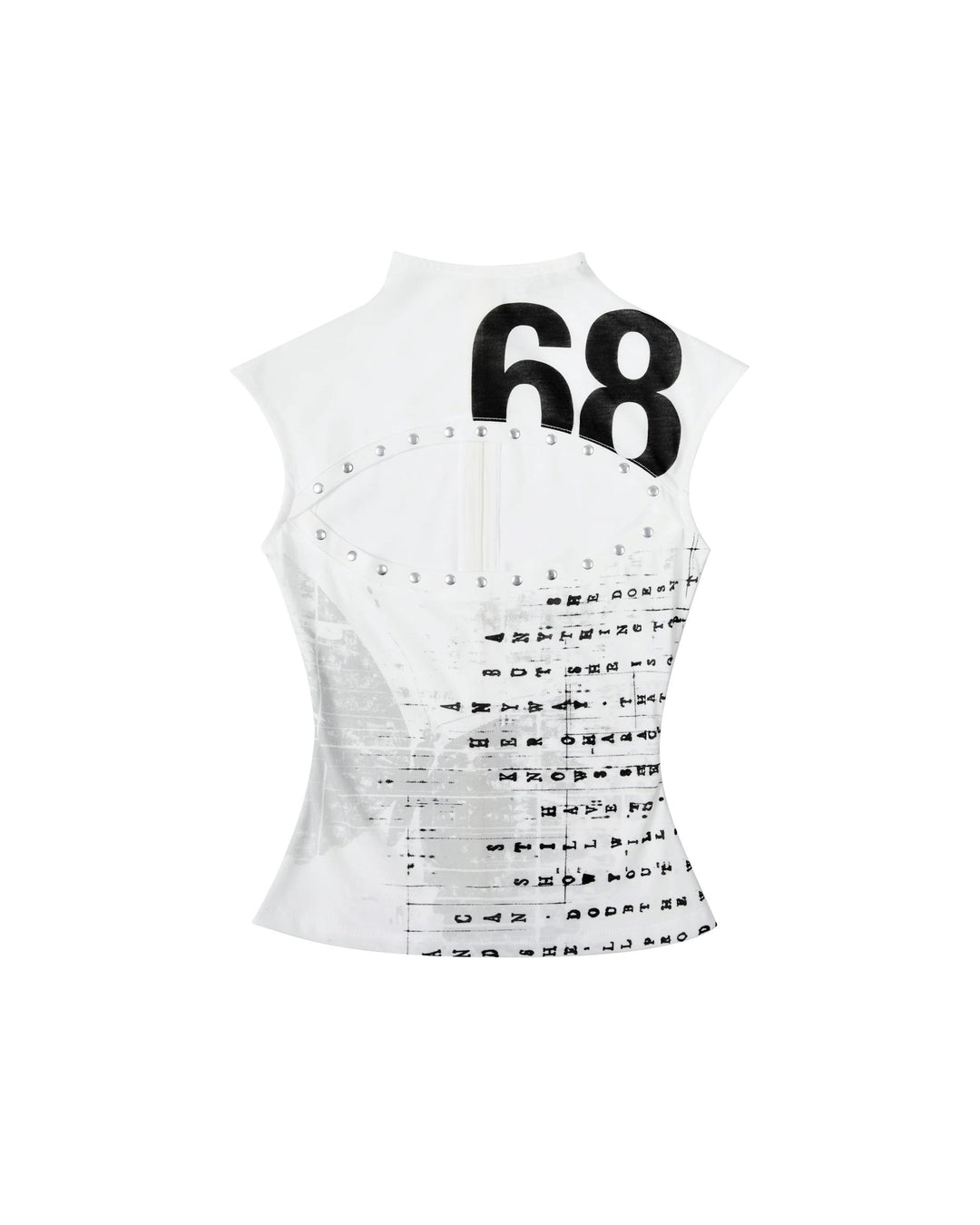 Damen Kreatives Tank-Top mit Grafischem Druck Drune