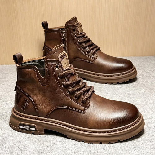 Herren Robuste Leder Boots Drune