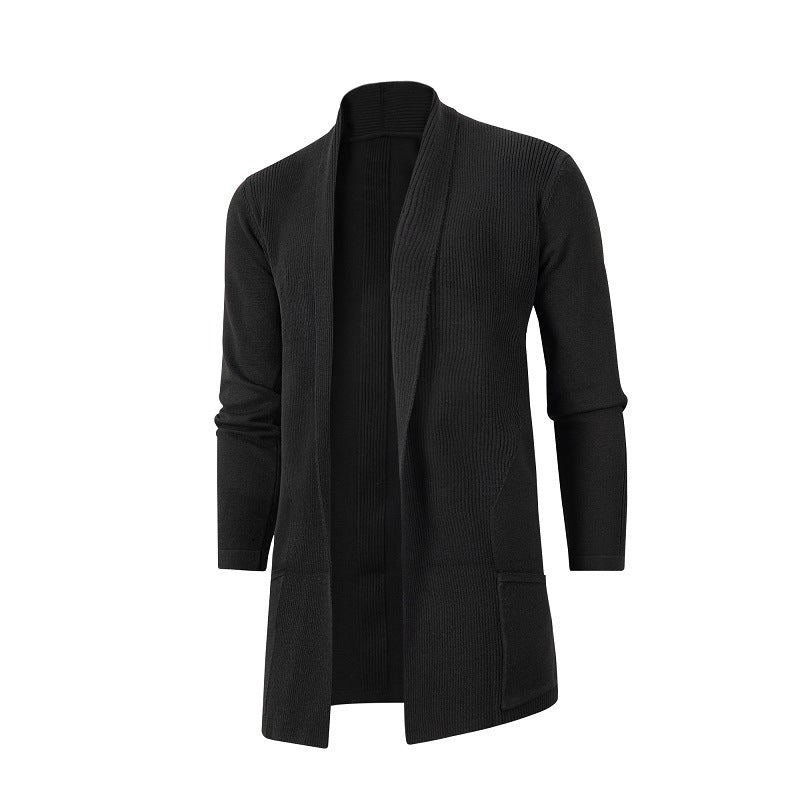 Damen Strickjacke mit offenem Schnitt und Tasche Drune