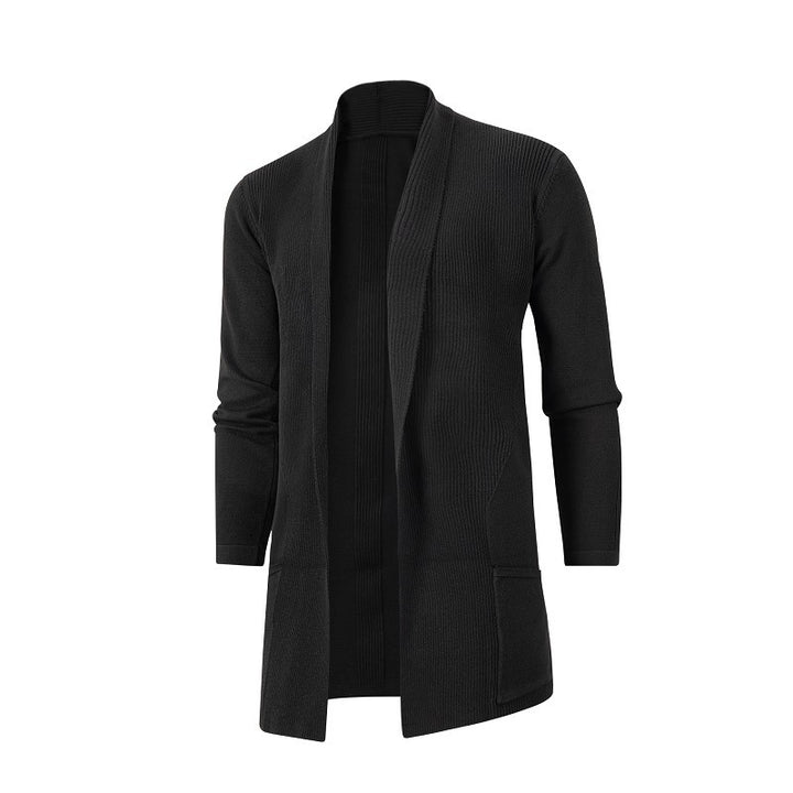 Damen Strickjacke mit offenem Schnitt und Tasche Drune