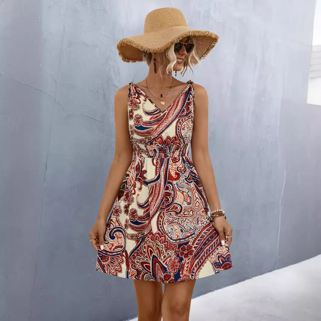 Damen Sommerkleid im Boho-Stil Drune