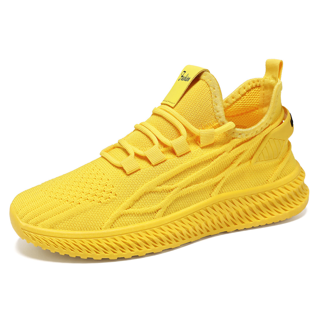 Herren nan gestrickter Slip-On Sneaker mit elastischer Schnürung, sockenähnlichem Schaft und profilierter rutschfester Laufsohle Drune