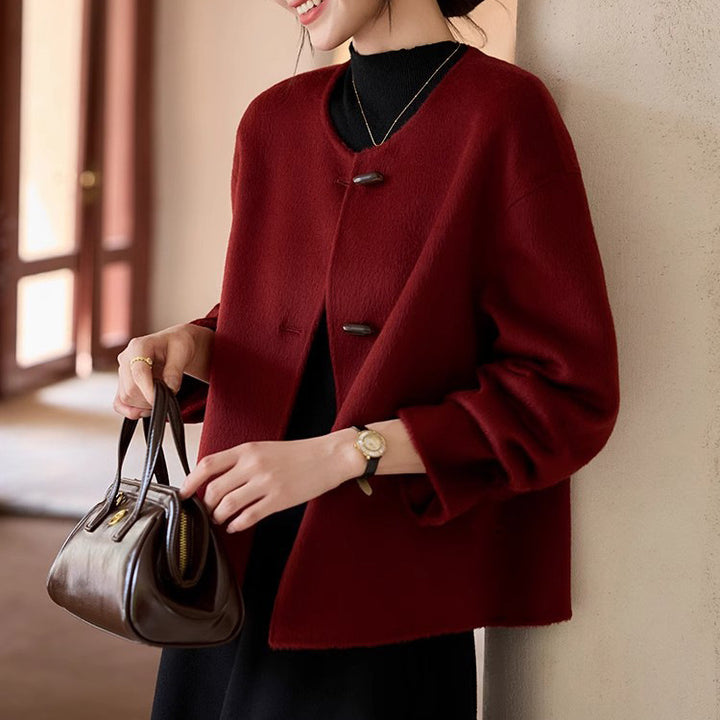 Damen Modische und elegante Strickjacke Drune
