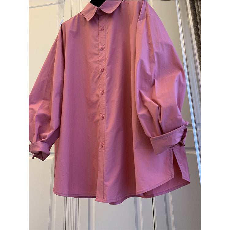 Damen Bequeme und stilvolle Oversized-Bluse Drune