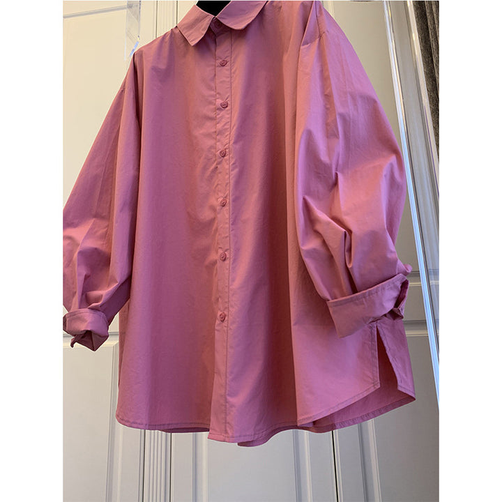 Damen Bequeme und stilvolle Oversized-Bluse Drune