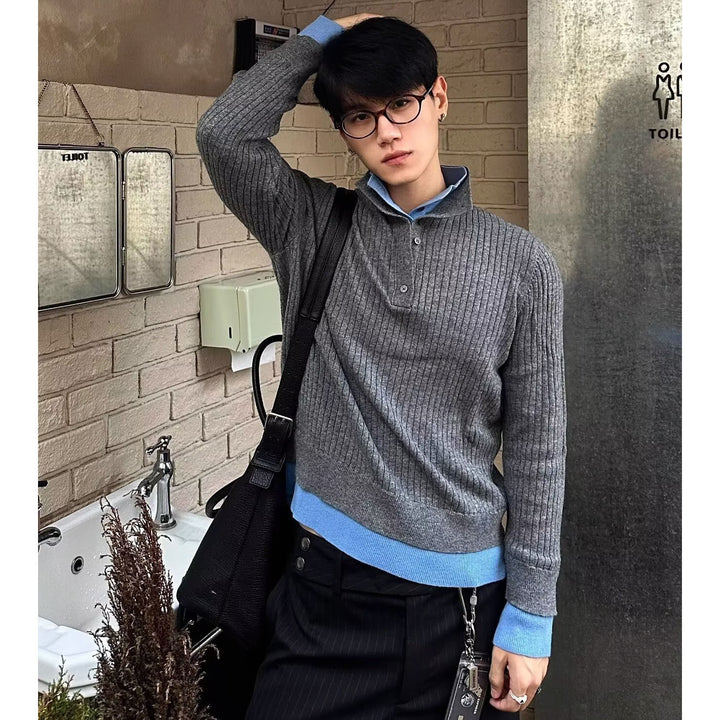 Herren Pullunder mit strukturiertem Design Drune