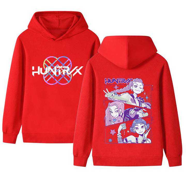 Damen Kapuzensweater mit einzigartigem Anime-Design und gemütlicher Passform Drune