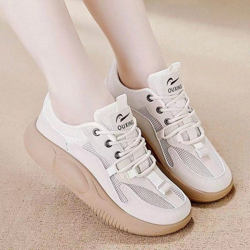 Damen Sportliche Sneakers mit atmungsaktiver Mesh-Oberfläche und komfortabler Sohle Drune