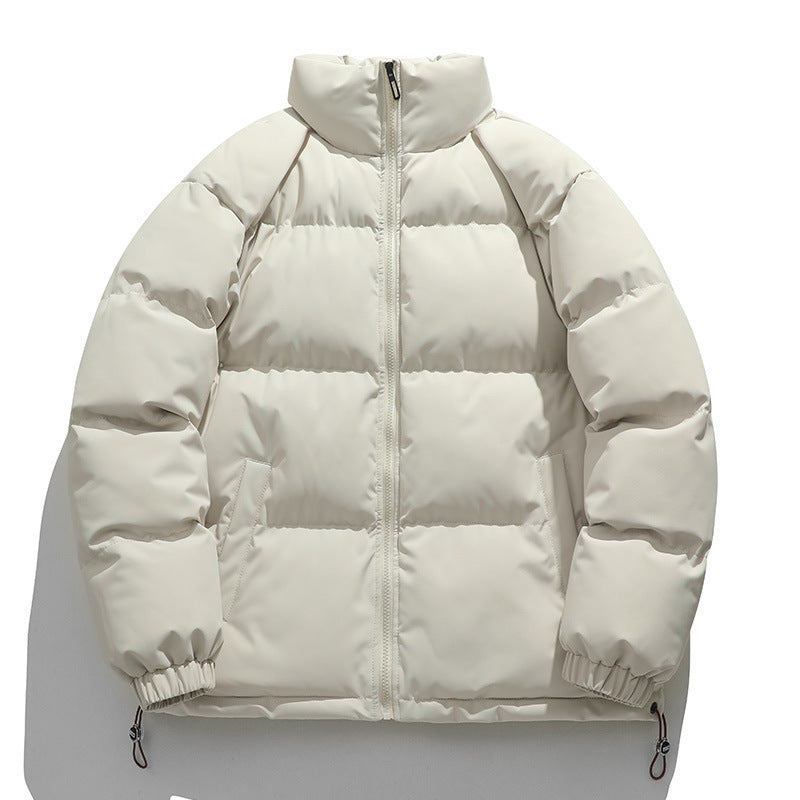 Unisex Wattierte Stepp-Übergangsjacke mit hohem Kragen und verstellbarem Saum Drune