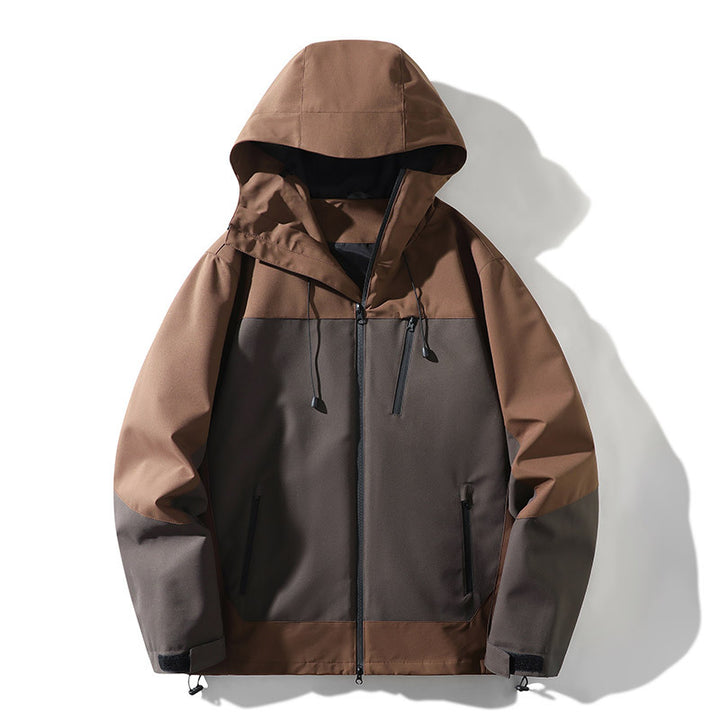 Damen technische Allwetterjacke mit vielseitigem Kapuzendesign und verstellbaren Belüftungsöffnungen Drune