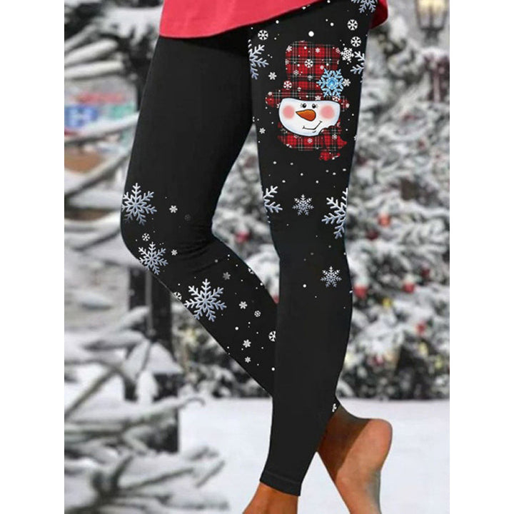 Damen Gemusterte Weihnachtsleggings Drune