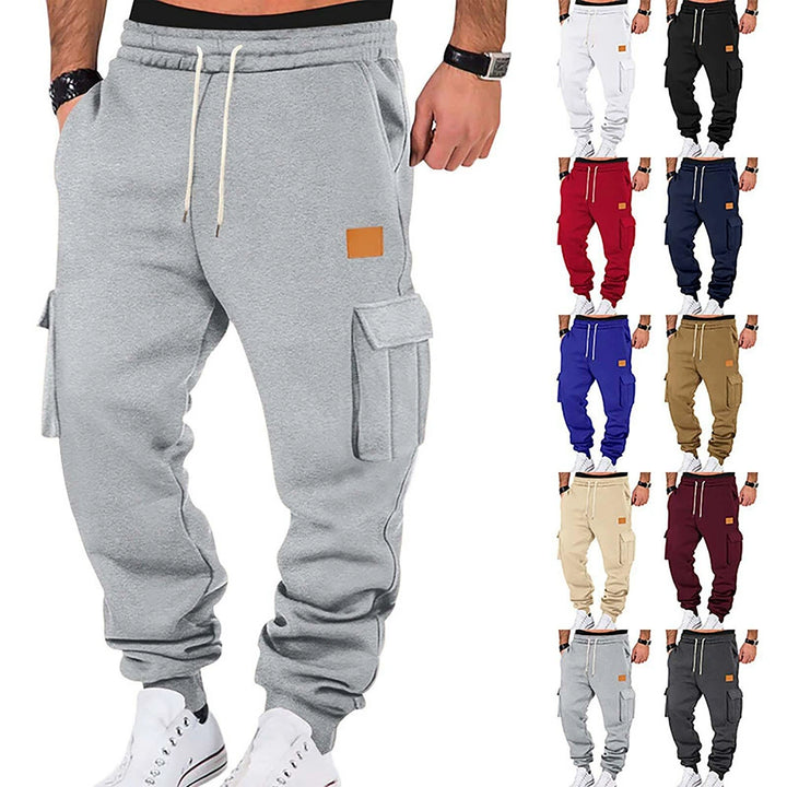Herren Cargo-Jogginghose mit elastischem Bund und praktischen Taschen Drune