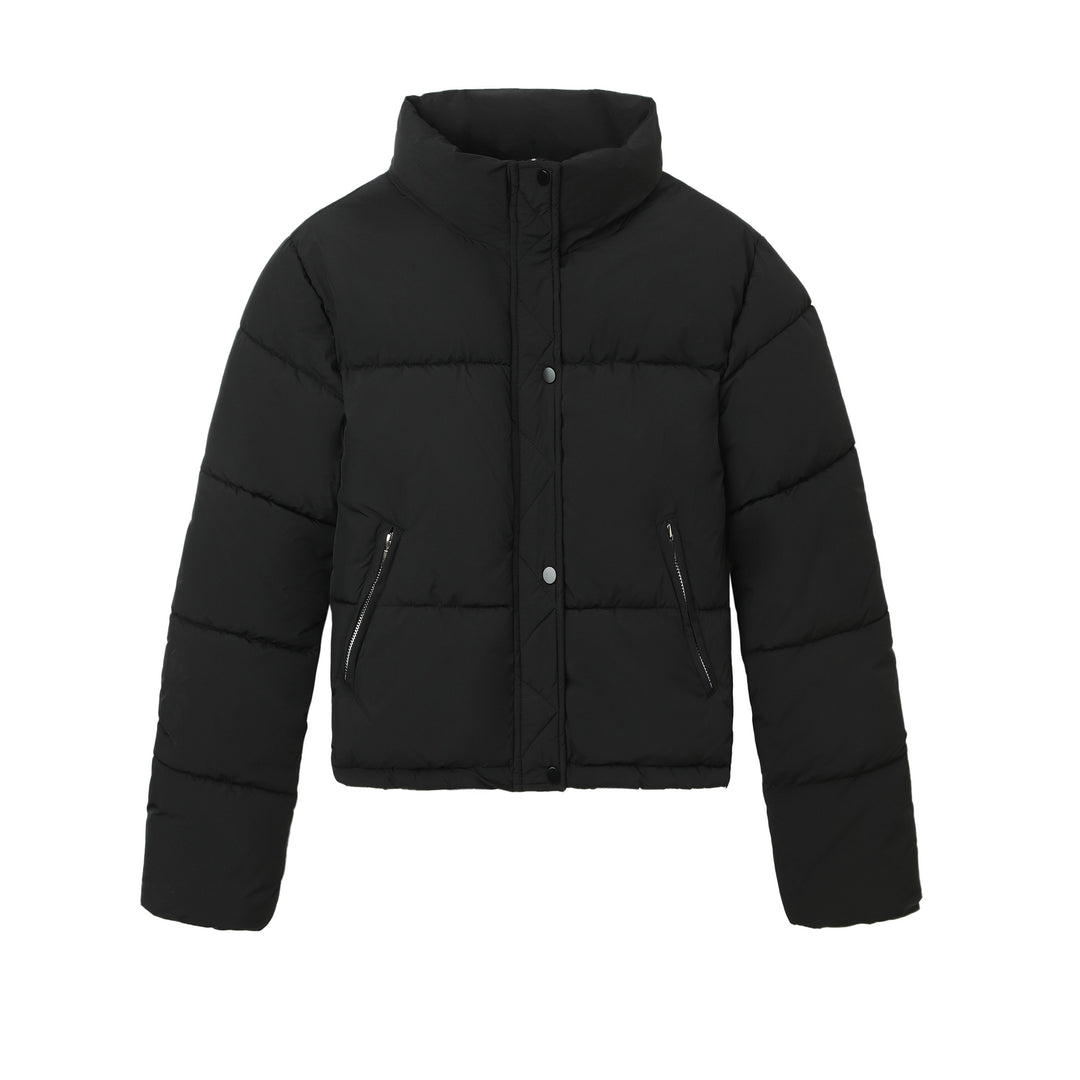 Damen Kurze Steppjacke Drune