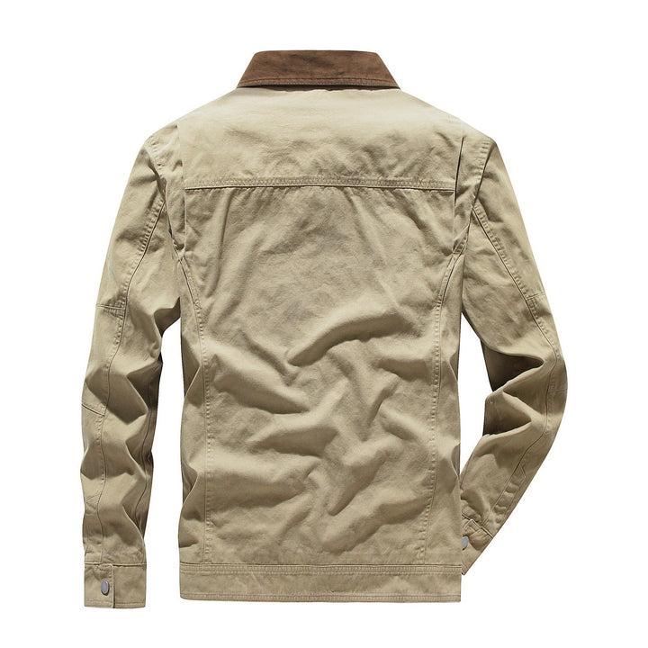 Herren modische Übergangsjacke mit auffälligem Kragen Drune