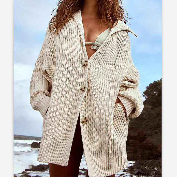 Damen Über-sized Strickjacke Drune