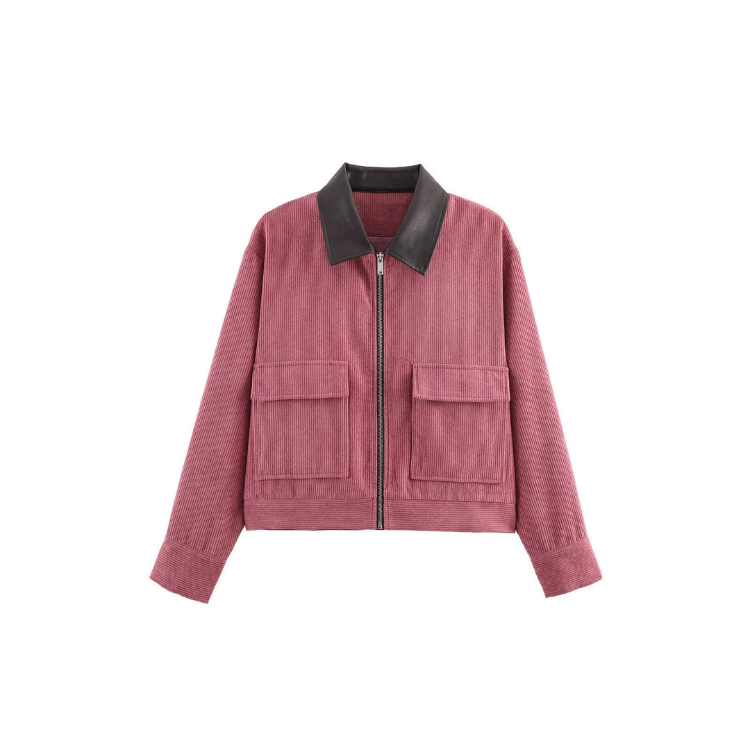 Damen Modische Jacke mit zwei aufgesetzten Taschen